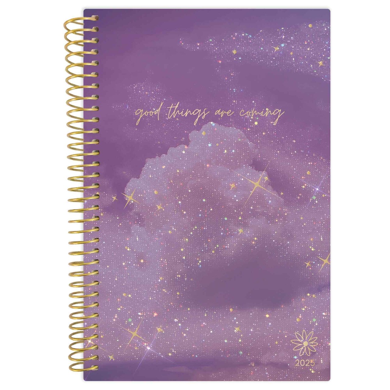 bloom daily planners 2025 Soft Cover Planner, 4" x 6", Good Things Are Coming